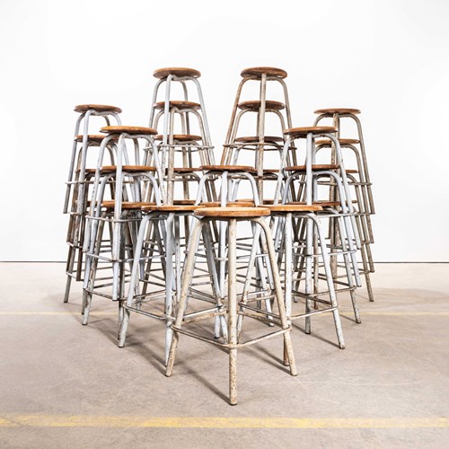 1950’S French Tall Industrial Stools