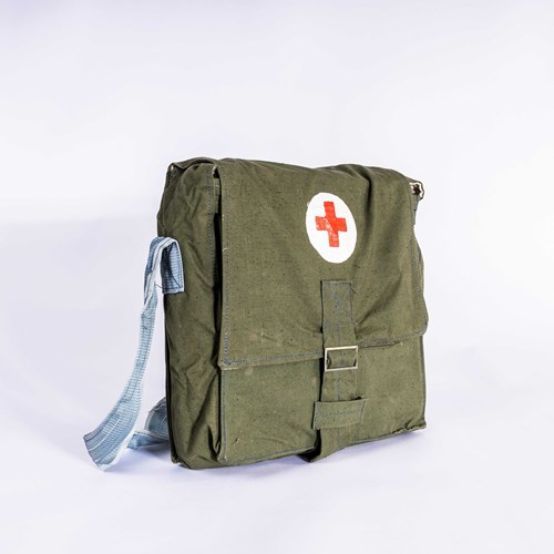 1960'S Original Hungarian Army First Aid Satchel