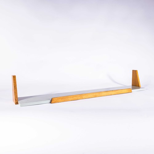1960'S Simple Sky Blue Shelf - Up Zavody
