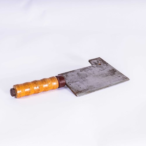 1950'S Original Hungarian Meat Cleaver 8