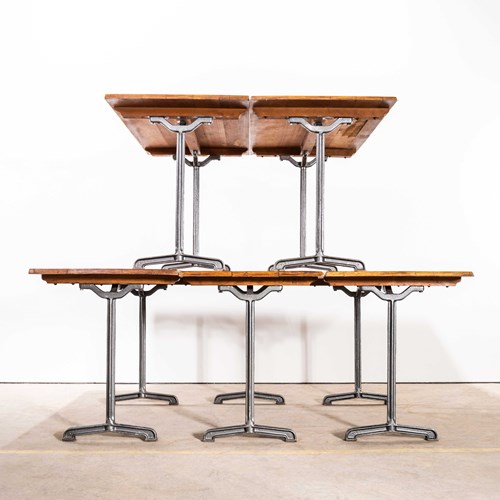 1940’S Original Cast Base Fischel Bistro Dining Tables (5409)