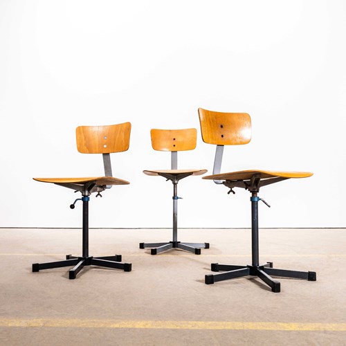 1960'S Industrial Swivel Desk Chair