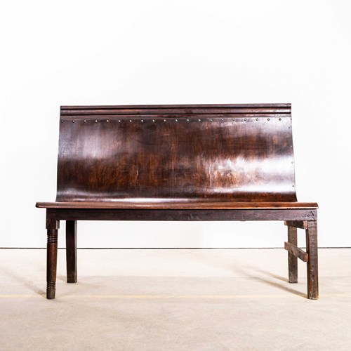 1940’S French Mid Length Station Bench