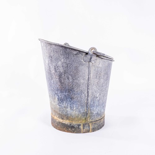 Vintage French Cattle Feed Bucket