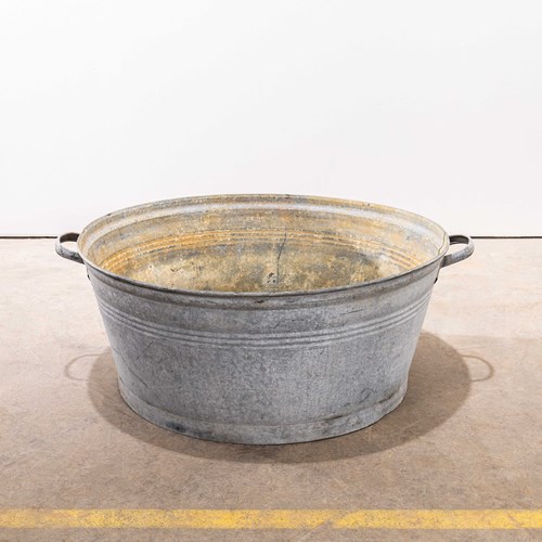 1960’S Belgian Galvanised Laundry Bucket