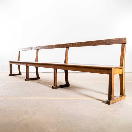  1960'S School Hall Bench - Three Metre