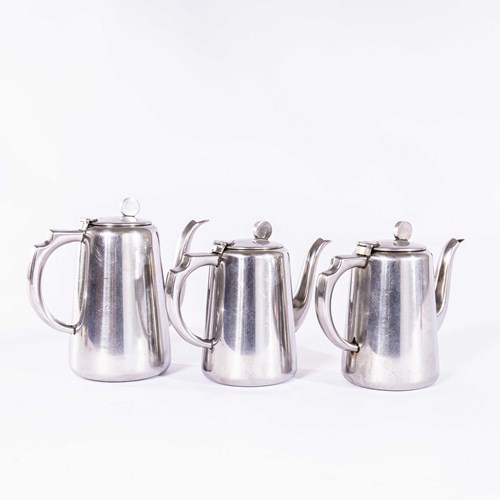 1960'S Old Hall Coffee Pots - Set Of Three