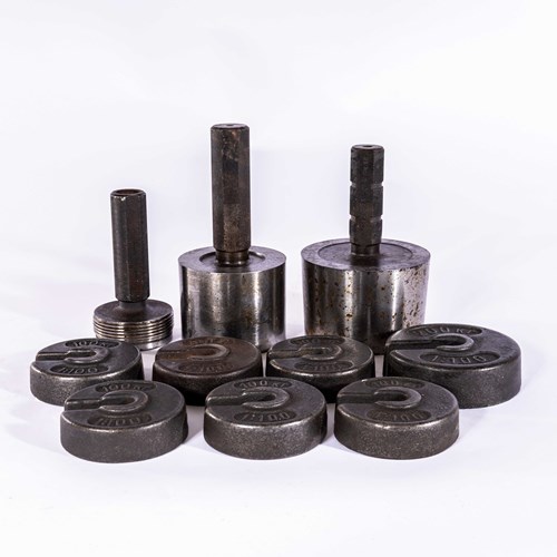  Vintage Weights - Set Of Ten