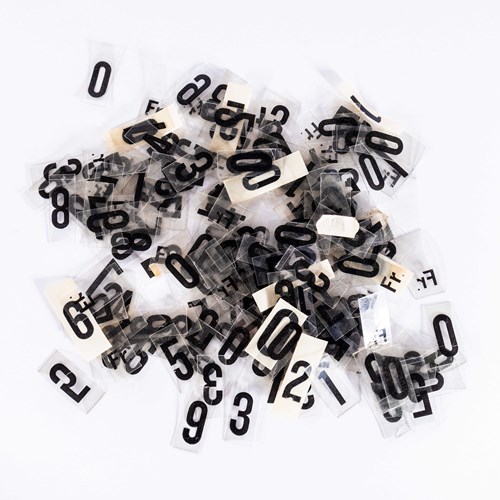 1960’S American Vintage Gas Station Marquee Numbers - Large Set