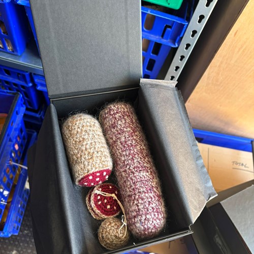  Contemporary Hand Knitted Saucisson Sliced Selection - Clemence Joly