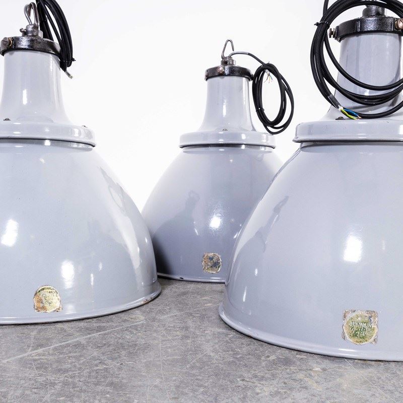 1960'S Domed Benjamin Enamelled Pendant Lamps - 18 Inch - Restored-merchant-found-62f-main-638149839793905707.jpg