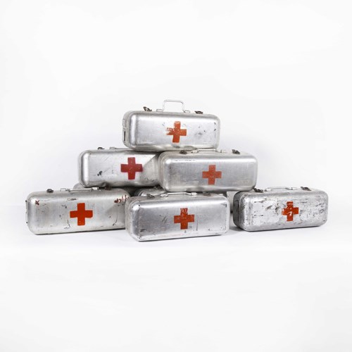 1960’S Aluminium Red Cross Survival Rations Box