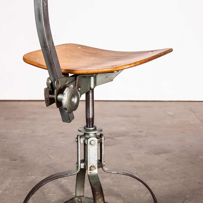 1950's French Low Desk Chair - Metal Frame-merchant-found-7004a-main-637190845879381637.jpg