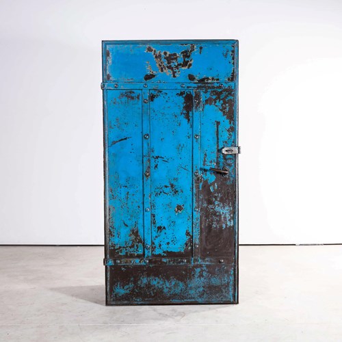 1920'S English Industrial Strong Locker