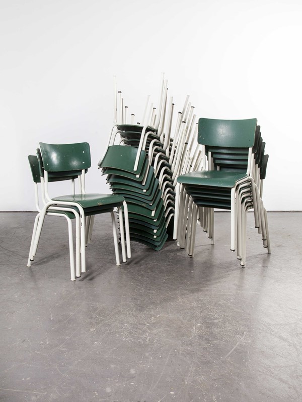 1970'S Thonet Stacking Dining Chairs For The German Army - Green - Good Quantiti-merchant-found-928999-main-638360636721260320.jpg