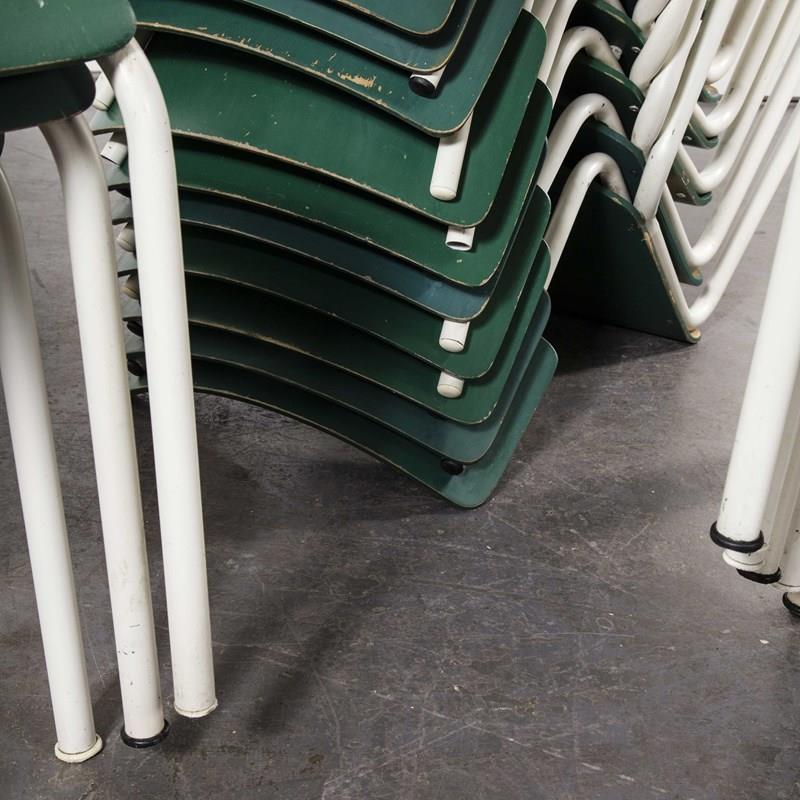 1970'S Thonet Stacking Dining Chairs For The German Army - Green - Good Quantiti-merchant-found-928999c-main-638360636831414721.jpg
