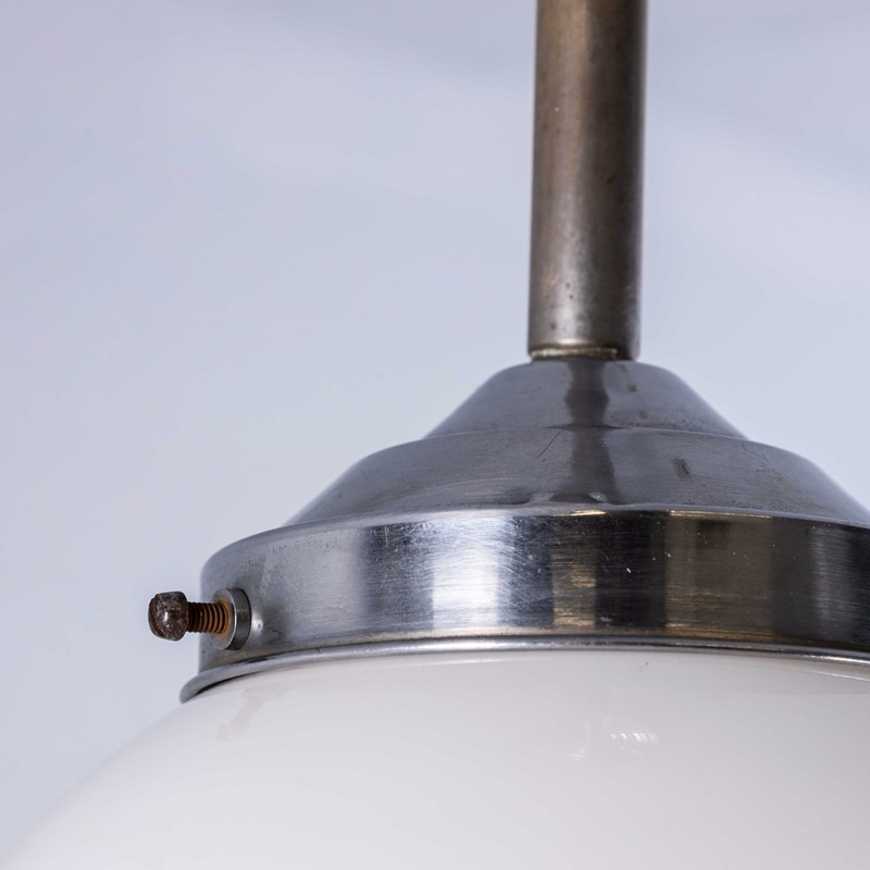 1950'S Original French Tabac Opal Glass Pendant Lamp - Single (958.10)-merchant-found-958101b-main-638355865895414607.jpg