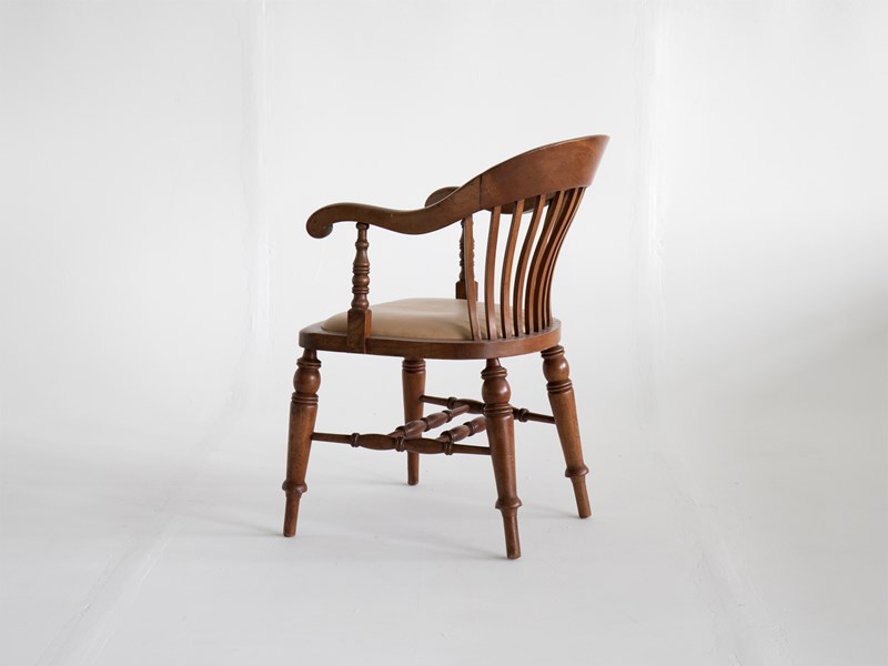 Fruitwood & Leather Desk Chair-modants-1604-3-main-638140508897532505.jpg