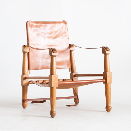 Leather Safari Chair