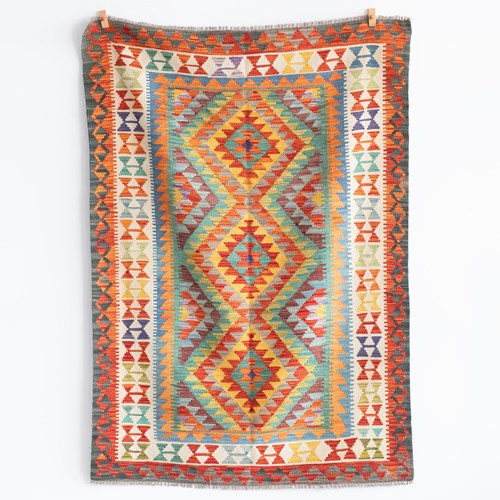 Geometric Afghan Kilim