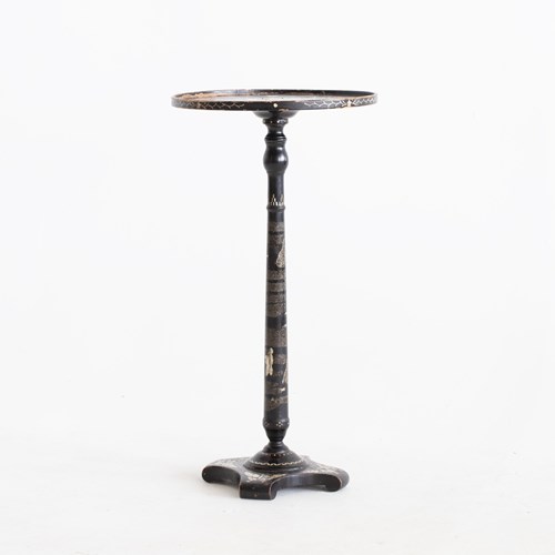 Japanese Lacquered Side Table