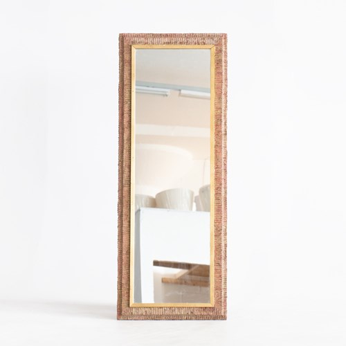 1980S Gilt & Painted Mirror