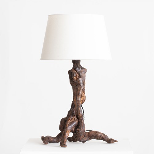 Sculptural Root Table Lamp