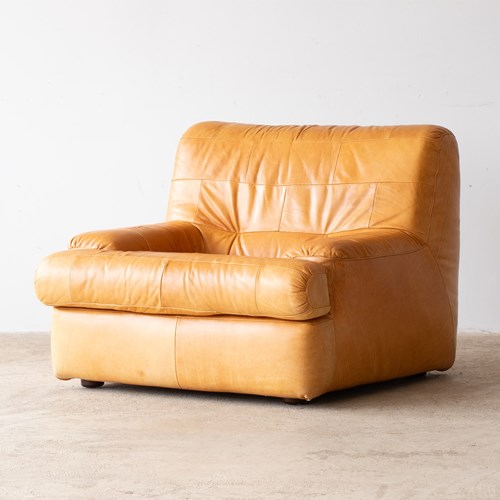 Guermonprez Leather Patchwork Armchair