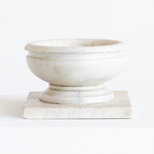 Carrara Marble Planter
