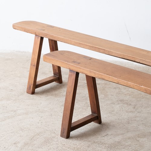 French Fruitwood Benches