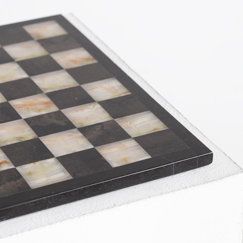 Marble & Onyx Chessboard