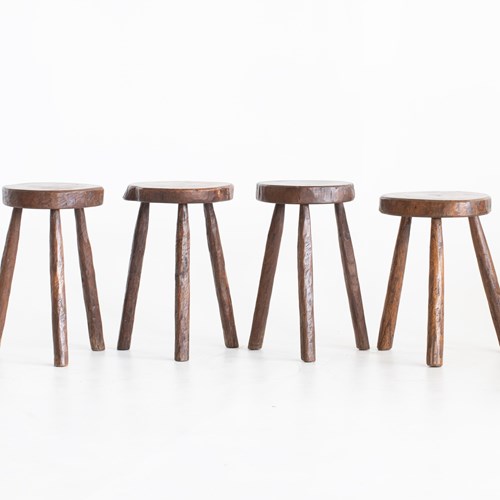 Primitive Elm Stools