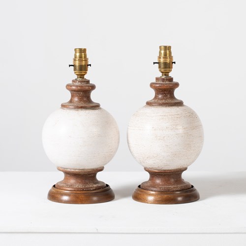 Italian Terracotta Table Lamps