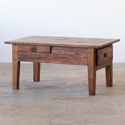 French Oak & Pine Coffee Table