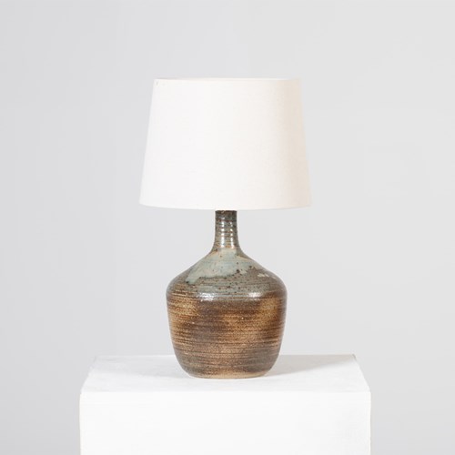 French Stoneware Table Lamp