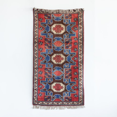 Hand-Knotted Turkish Runner