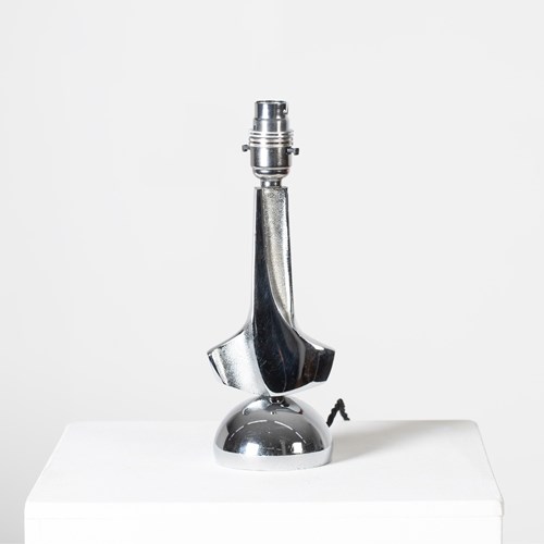 Modernist Chrome Table Lamp