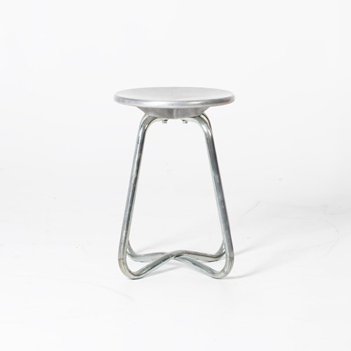 Chromed Tubular Stool