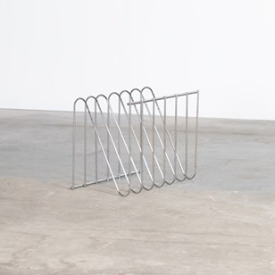 Chromed Steel Magazine Rack By Fran...