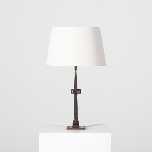 French Folk Art Table Lamp