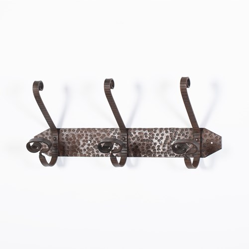 Art Deco Iron Coat Rack