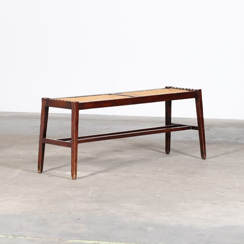 Arts & Crafts Rushwork Bench