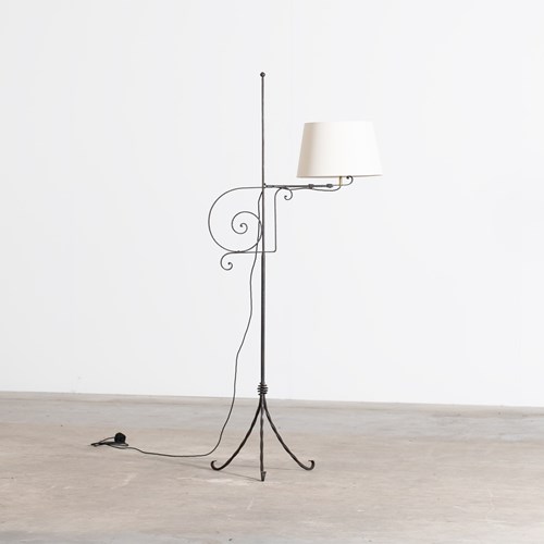 French Adjustable Iron Floor Lamp