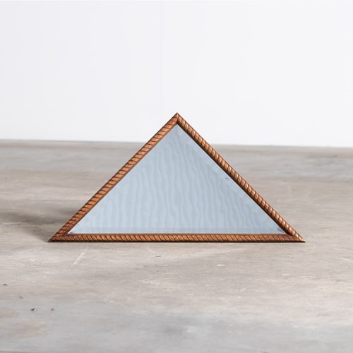 Art Deco Triangular Mirror
