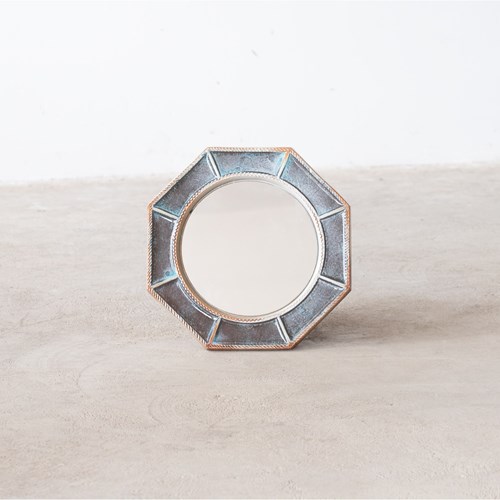 French Glazed Terracotta Mirror