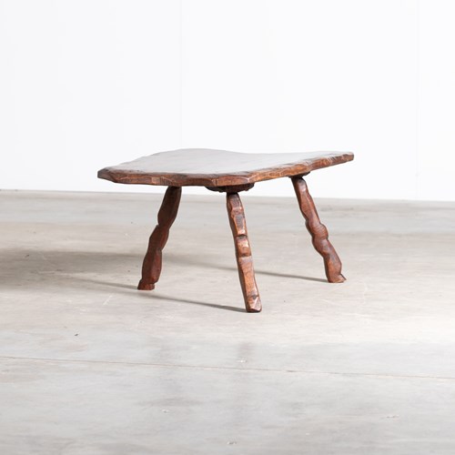 Brutalist Oak Coffee Table