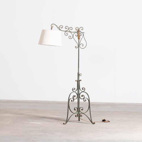French Adjustable Iron Floor Lamp