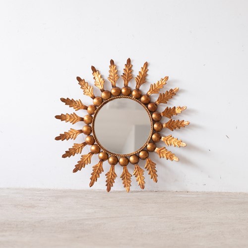 Spanish Gilt Sunburst Mirror