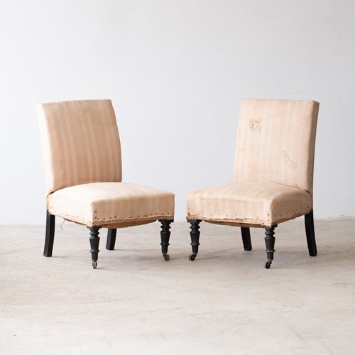 Napoleon III Fireside Chairs