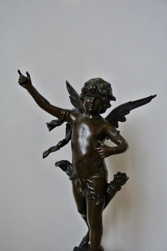 Aug Moreau Bronze "Cupid" Sculpture-modants-aug-4-main-637213450658231791.jpg